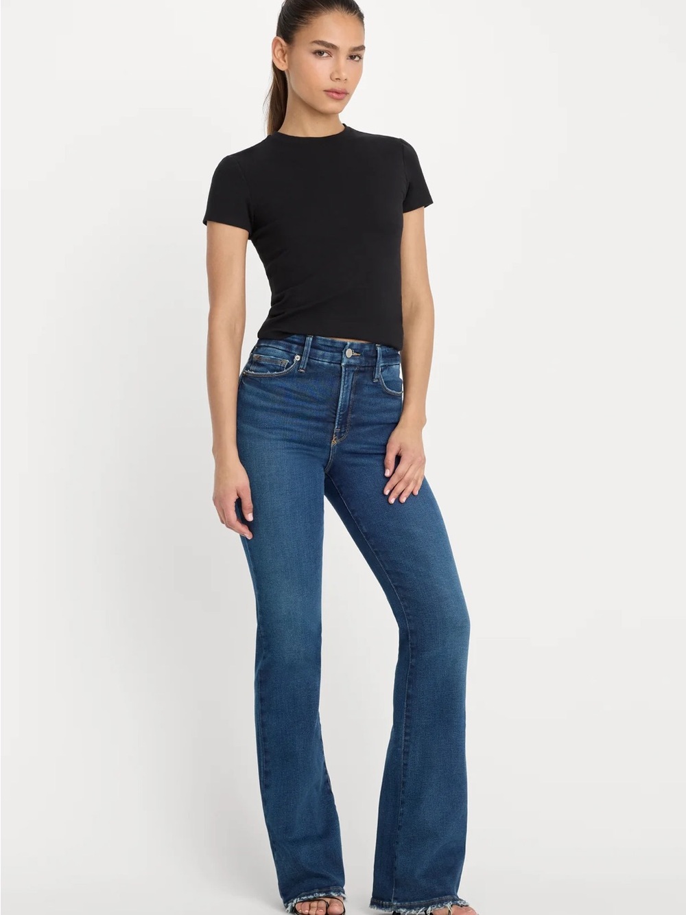 Good American Classic Bootcut Jeans